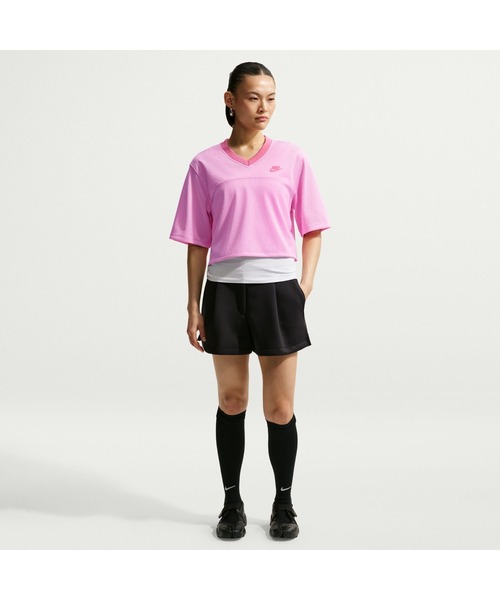 NIKE(ナイキ)の「NIKE/ナイキ WSNSWHRTGFSTVLCROPMSHJ(Tシャツ/カットソー・レディース・ブルー/ブラック/ピンク・M/L/XL/S)」の13枚目の写真