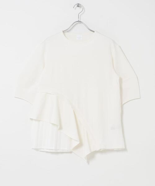 ELENDEEK SLIDE FLARE DOCKING CUT AND SEWN（Tシャツ/カットソー
