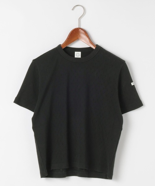ORCIVAL(オーシバル)の「【ORCIVAL(オーシバル)】クルーネックメッシュTシャツ(Tシャツ/カットソー・レディース・ブラック/レッド・FREE)」の2枚目の写真