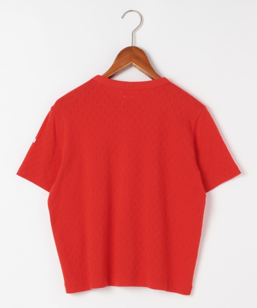 ORCIVAL(オーシバル)の「【ORCIVAL(オーシバル)】クルーネックメッシュTシャツ(Tシャツ/カットソー・レディース・ブラック/レッド・FREE)」の9枚目の写真