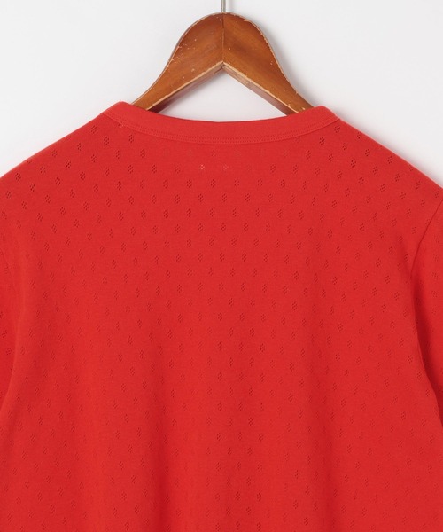 ORCIVAL(オーシバル)の「【ORCIVAL(オーシバル)】クルーネックメッシュTシャツ(Tシャツ/カットソー・レディース・ブラック/レッド・FREE)」の7枚目の写真
