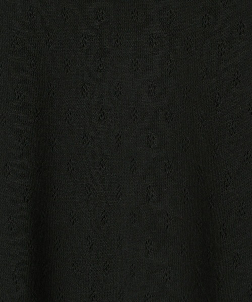 ORCIVAL(オーシバル)の「【ORCIVAL(オーシバル)】クルーネックメッシュTシャツ(Tシャツ/カットソー・レディース・ブラック/レッド・FREE)」の10枚目の写真