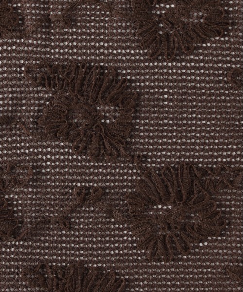 BACK NUMBER（バックナンバー）の「シアー刺繍スカーフ（バンダナ/スカーフ・レディース・ブラック/ブラウン/キナリ・ONE SIZE）」の16枚目の写真
