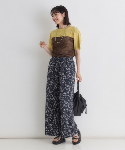 BACK NUMBER（バックナンバー）の「シアー刺繍スカーフ（バンダナ/スカーフ・レディース・ブラック/ブラウン/キナリ・ONE SIZE）」の20枚目の写真