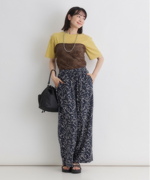 BACK NUMBER（バックナンバー）の「シアー刺繍スカーフ（バンダナ/スカーフ・レディース・ブラック/ブラウン/キナリ・ONE SIZE）」の19枚目の写真