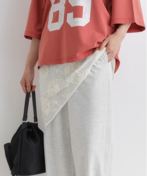 BACK NUMBER（バックナンバー）の「シアー刺繍スカーフ（バンダナ/スカーフ・レディース・ブラック/ブラウン/キナリ・ONE SIZE）」の10枚目の写真