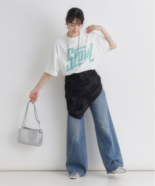 BACK NUMBER（バックナンバー）の「シアー刺繍スカーフ（バンダナ/スカーフ・レディース・ブラック/ブラウン/キナリ・ONE SIZE）」の7枚目の写真