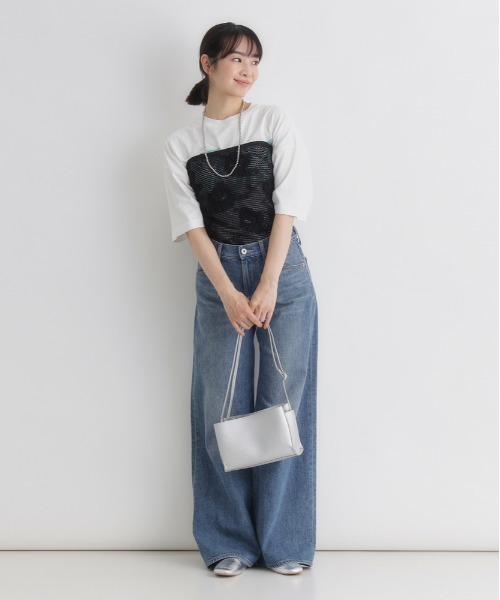 BACK NUMBER（バックナンバー）の「シアー刺繍スカーフ（バンダナ/スカーフ・レディース・ブラック/ブラウン/キナリ・ONE SIZE）」の8枚目の写真