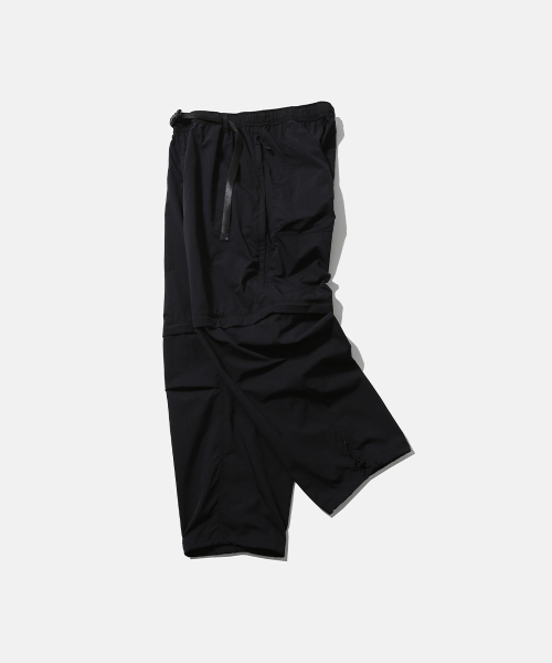 MOIF（モイフ）の「[SS26] WIDE BOY SCOUT PANTS / BLACK（その他パンツ・メンズ・その他・1(S)/2(M)/3(L)）」の2枚目の写真