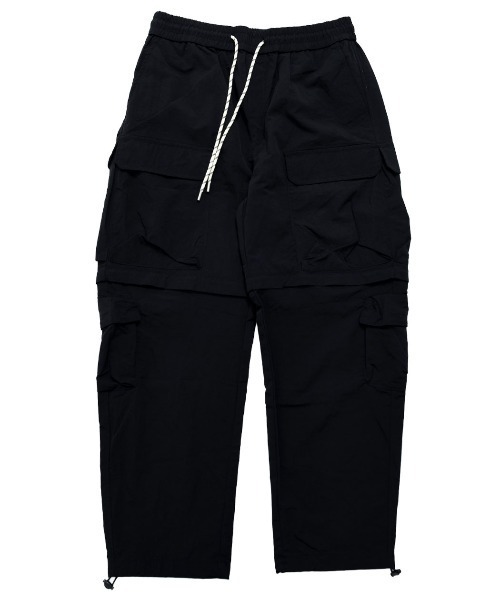 ARULE(アルール)の「『ARULE/アルール』2WAYナイロンカーゴパンツ【CN】【GC】(カーゴパンツ・メンズ・ブラック・L/XL/3L)」の8枚目の写真