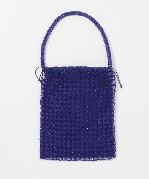 URBAN RESEARCH Sonny Label(アーバンリサーチサニーレーベル)の「BAGMATI グラスビーズバッグ(トートバッグ・レディース・ゴールド/ブルー系その他/ゴールド系その他・OS)」の2枚目の写真