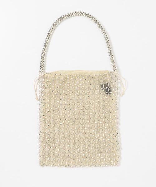 URBAN RESEARCH Sonny Label(アーバンリサーチサニーレーベル)の「BAGMATI グラスビーズバッグ(トートバッグ・レディース・ゴールド/ブルー系その他/ゴールド系その他・OS)」の1枚目の写真