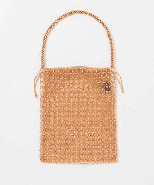 URBAN RESEARCH Sonny Label(アーバンリサーチサニーレーベル)の「BAGMATI グラスビーズバッグ(トートバッグ・レディース・ゴールド/ブルー系その他/ゴールド系その他・OS)」の3枚目の写真