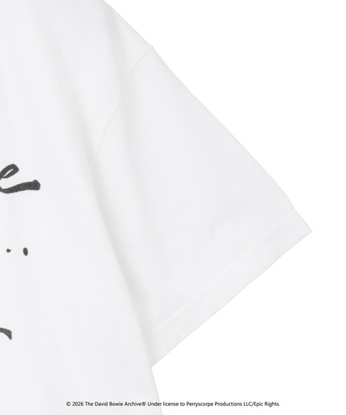 LOGEMENT DE CLAIRE(ロジュモンドクレール)の「【GOOD ROCK SPEED/グッドロックスピード】David Bowie Tシャツ(Tシャツ/カットソー・レディース・ホワイト・FREE)」の12枚目の写真