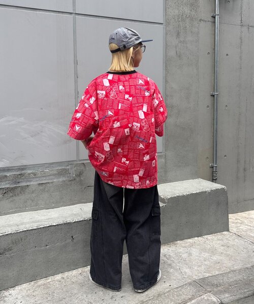 SOUNDSGOOOOD（サウンズグッド）の「【SOUNDS GOOOOD】ニュースペーパーTEE（Tシャツ/カットソー・メンズ・レッド/ホワイト・ONE SIZE）」の18枚目の写真