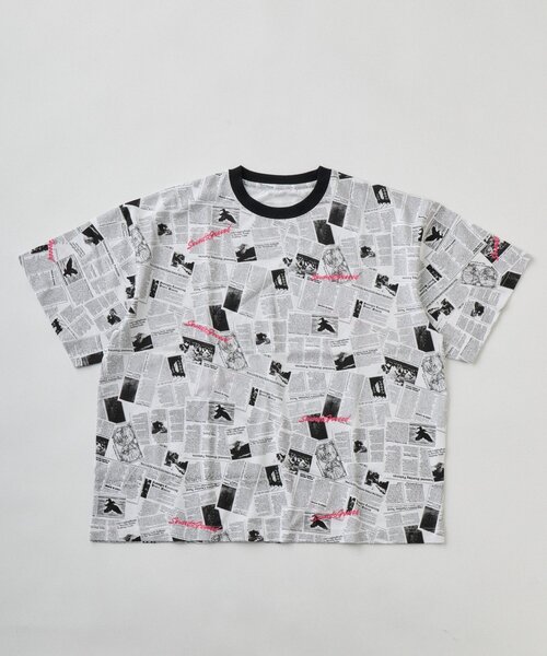 SOUNDSGOOOOD（サウンズグッド）の「【SOUNDS GOOOOD】ニュースペーパーTEE（Tシャツ/カットソー・メンズ・レッド/ホワイト・ONE SIZE）」の19枚目の写真