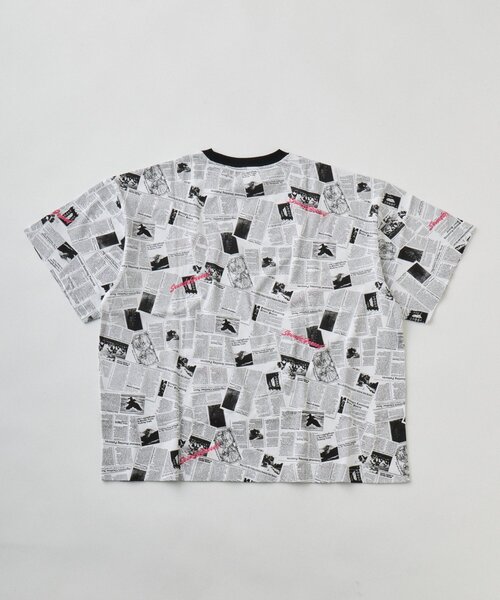SOUNDSGOOOOD（サウンズグッド）の「【SOUNDS GOOOOD】ニュースペーパーTEE（Tシャツ/カットソー・メンズ・レッド/ホワイト・ONE SIZE）」の20枚目の写真
