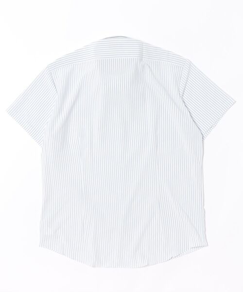 TOKYO SHIRTS(トウキョウシャツ)の「【吸水速乾】【COFREX】形態安定ノンアイロン ボタンダウン 半袖ビジネスワイシャツ (大きいサイズ)(ビジネスシャツ・メンズ・ブルー・首回り45cm/首回り47cm)」の7枚目の写真