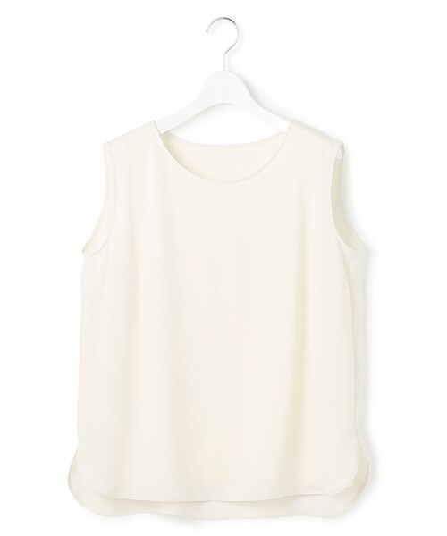 23区(ニジュウサンク)の「シフォンコンビ ジョーゼット ブラウス(シャツ/ブラウス・レディース・アイボリー系/ホワイト系・38)」の11枚目の写真