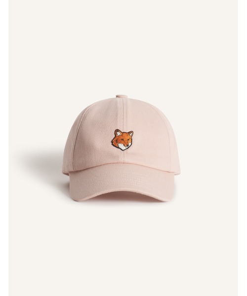 Maison Kitsune（メゾンキツネ）の「FOX HEAD KID 6P CAP（キャップ・キッズ・ベビーピンク/ライトグレー・55/53）」の5枚目の写真