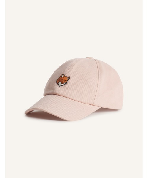 Maison Kitsune（メゾンキツネ）の「FOX HEAD KID 6P CAP（キャップ・キッズ・ベビーピンク/ライトグレー・55/53）」の6枚目の写真