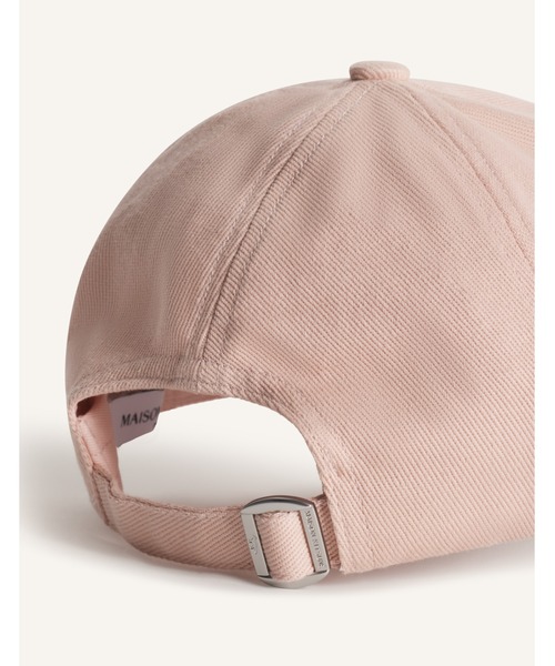 Maison Kitsune（メゾンキツネ）の「FOX HEAD KID 6P CAP（キャップ・キッズ・ベビーピンク/ライトグレー・55/53）」の8枚目の写真