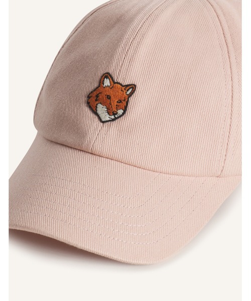 Maison Kitsune（メゾンキツネ）の「FOX HEAD KID 6P CAP（キャップ・キッズ・ベビーピンク/ライトグレー・55/53）」の9枚目の写真