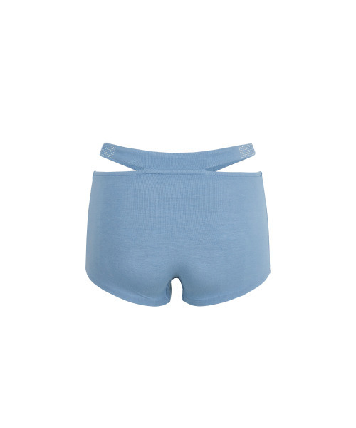 GILAARCHIVE(ギラアーカイブ)の「CUT-OFF WAIST INNER SHORTS_BLUE(その他パンツ・レディース・その他・FREE)」の6枚目の写真