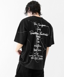 ペインティングアート グラフィック ルーズ半袖Tシャツ ユニセックス