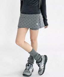 【LAMPOON】ドットレイヤードスカパン