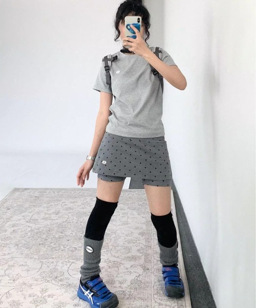 VIBGYOR(ヴィブジョー)の「【LAMPOON】ドットレイヤードスカパン(スカート・レディース・グレー・LARGE/MEDIUM/SMALL)」の8枚目の写真