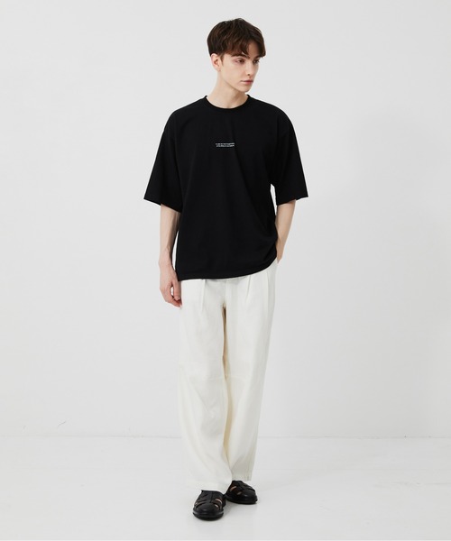 PUBLIC TOKYO（パブリックトウキョウ）の「MONET TEE /夏服/クラフィックT/プリントT/アートT/洗濯可/コットン100%（Tシャツ/カットソー・メンズ・ホワイト/ブラック・2/1）」の17枚目の写真