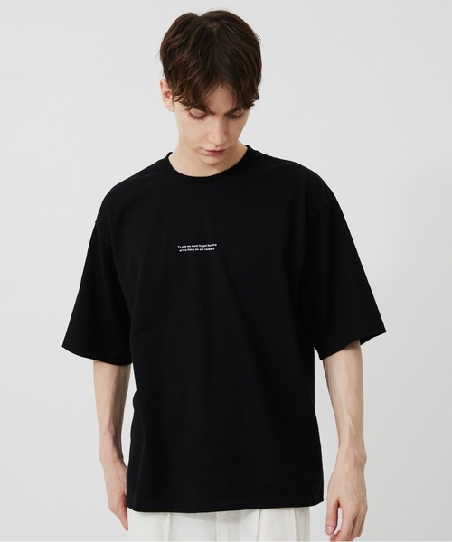 PUBLIC TOKYO（パブリックトウキョウ）の「MONET TEE /夏服/クラフィックT/プリントT/アートT/洗濯可/コットン100%（Tシャツ/カットソー・メンズ・ホワイト/ブラック・2/1）」の19枚目の写真