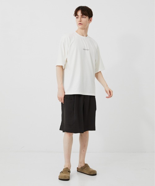 PUBLIC TOKYO（パブリックトウキョウ）の「MONET TEE /夏服/クラフィックT/プリントT/アートT/洗濯可/コットン100%（Tシャツ/カットソー・メンズ・ホワイト/ブラック・2/1）」の3枚目の写真