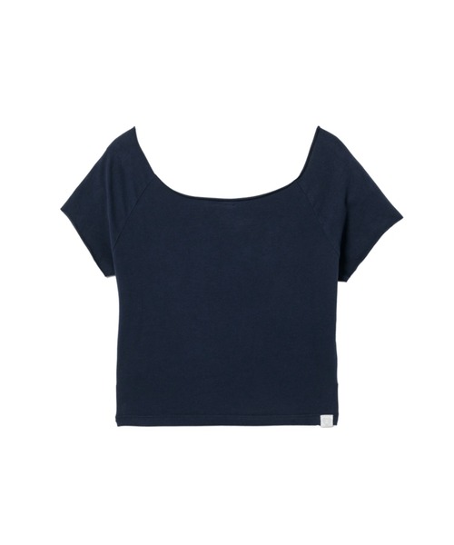 APEE BY A BATHING APE（エイピーバイアベイシングエイプ）の「HEART BADGE CROP TEE #3（Tシャツ/カットソー・レディース・ネイビー/グレー・SMALL/X-SMALL）」の4枚目の写真