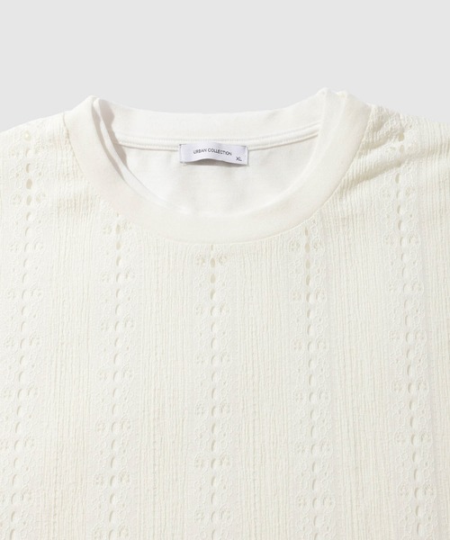 URBAN COLLECTION(アーバンコレクション)の「URBAN COLECTION オーバーサイズ透かし編みアンサンブル(Tシャツ/カットソー・メンズ・ブラウン/オフホワイト/ブラック・L/XL/S/M)」の22枚目の写真