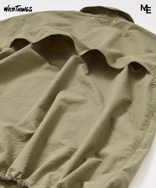 ESTNATION（エストネーション）の「MINOTAUR INST. FOR ESTNATION / M4E x WILD THINGS MONSTER L/S SHIRT（ブルゾン・メンズ・オリーブ/ブラック・LARGE/MEDIUM）」の7枚目の写真