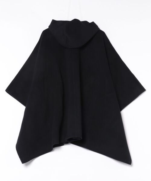 BEATING HEART（ビーティングハート）の「【S】【it】【BEATING HEART】スタンドカラーポンチョコート（ポンチョ・レディース・ブラック・1）」の2枚目の写真