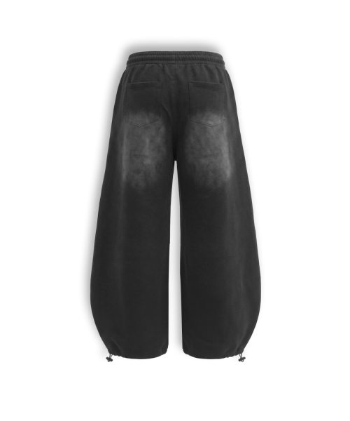 ABEEHUMS(アビハムズ)の「ヴィンテージフェイディングウォッシングワイドパンツ ABH365-314 ブラック(スウェットパンツ・レディース・ブラック・SMALL/MEDIUM)」の5枚目の写真