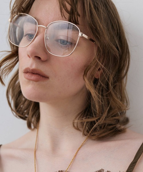 flaeu(フラユ)の「Hexagon Line Glasses(サングラス・レディース・ゴールド/シルバー・FREE)」の1枚目の写真
