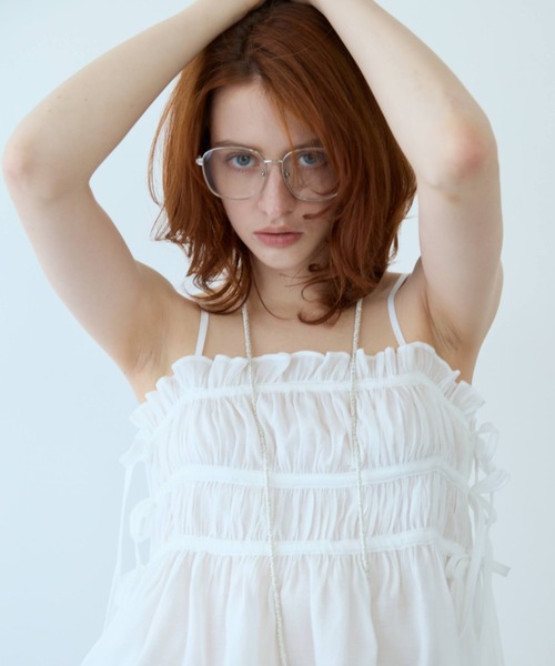 flaeu(フラユ)の「Hexagon Line Glasses(サングラス・レディース・ゴールド/シルバー・FREE)」の12枚目の写真