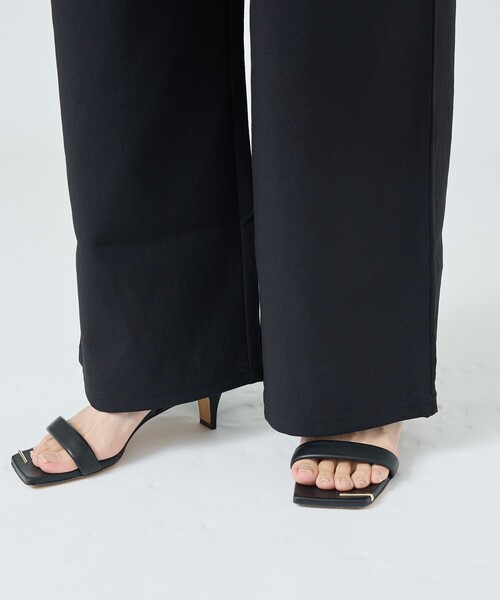 DESIGNWORKS(デザインワークス)の「【一部店舗限定】【セットアップ対応】リネン調ワイドパンツ(その他パンツ・レディース・ブラック/グレー/ライトグレー・フリー)」の15枚目の写真