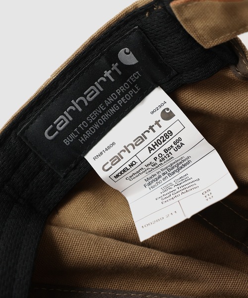 Carhartt(カーハート)の「【Carhartt カーハート】/ウォッシュ加工オデッサ キャップ(キャップ・メンズ・グレー/オリーブ/ブラウン/ブラック/ネイビー・FREE)」の11枚目の写真