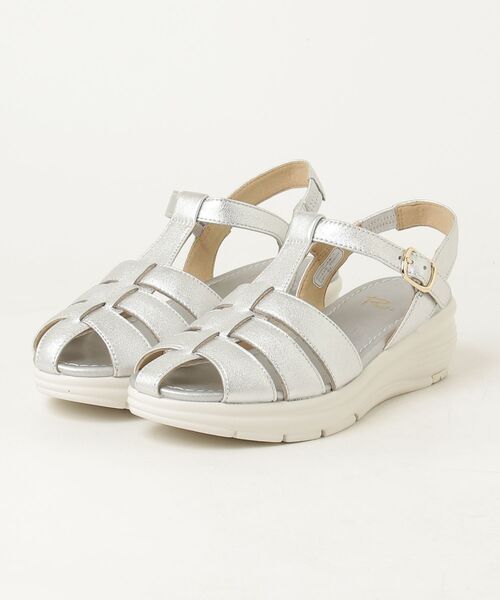 R.（REGAL FOOT COMMUNITY）（アールドット）の「アールドット S22C グルカサンダル（サンダル・レディース・シルバー・24.5/24/22.5/23/23.5）」の8枚目の写真