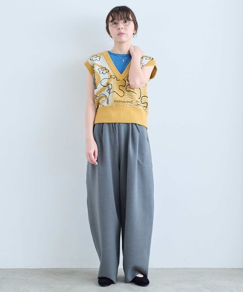 I am I in fact...(アイアムアイインファクト)の「DANISH PANTS(その他パンツ・レディース・グレー/ブラック・FREE)」の13枚目の写真