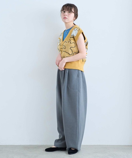 I am I in fact...(アイアムアイインファクト)の「DANISH PANTS(その他パンツ・レディース・グレー/ブラック・FREE)」の14枚目の写真