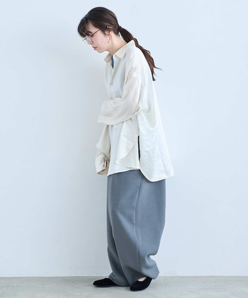 I am I in fact...(アイアムアイインファクト)の「DANISH PANTS(その他パンツ・レディース・グレー/ブラック・FREE)」の18枚目の写真