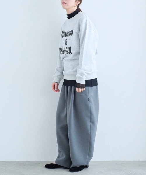 I am I in fact...(アイアムアイインファクト)の「DANISH PANTS(その他パンツ・レディース・グレー/ブラック・FREE)」の13枚目の写真