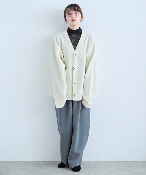 I am I in fact...(アイアムアイインファクト)の「DANISH PANTS(その他パンツ・レディース・グレー/ブラック・FREE)」の15枚目の写真