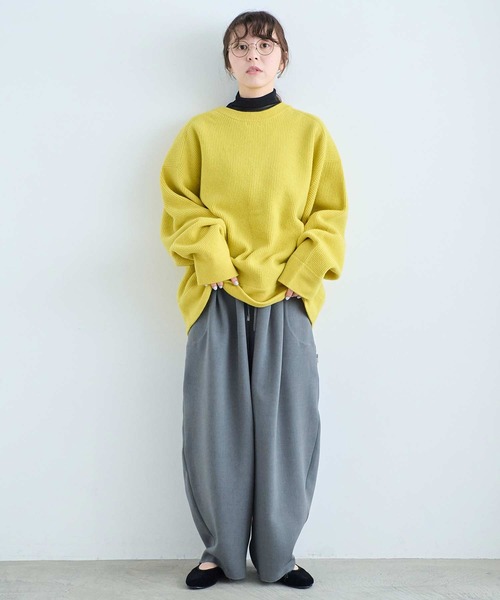 I am I in fact...(アイアムアイインファクト)の「DANISH PANTS(その他パンツ・レディース・グレー/ブラック・FREE)」の19枚目の写真